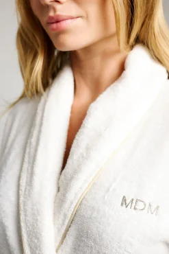 Albornoz ducha unisex blanco | MUYDEMI