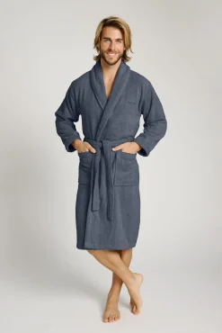 Albornoz ducha unisex marino | MUYDEMI