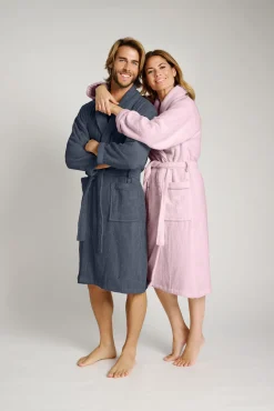 Albornoz ducha unisex rosa | MUYDEMI