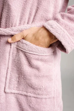 Albornoz ducha unisex rosa | MUYDEMI