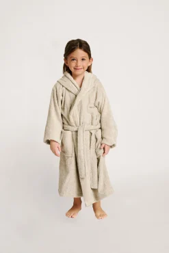 Albornoz infantil 2-16 años beige | MUYDEMI