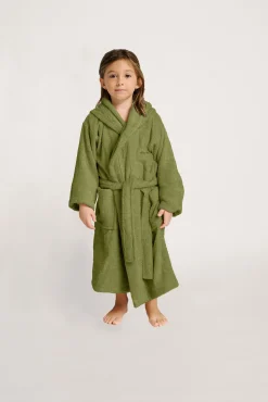 Albornoz infantil 2-16 años verde | MUYDEMI