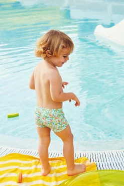 Bañador bóxer bebé estampado palmeras