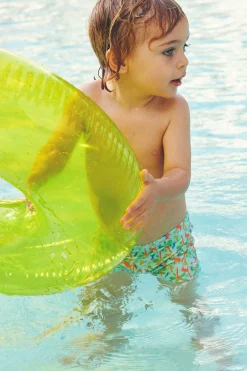 Bañador bóxer bebé estampado palmeras