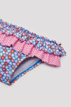 Bañador culetín bebé pequeñas flores