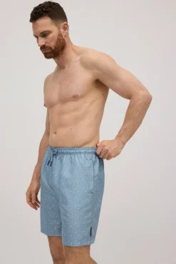 Bañador largo estampado palmeras