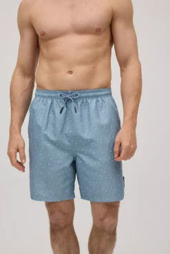 Bañador largo estampado palmeras