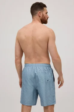 Bañador largo estampado palmeras