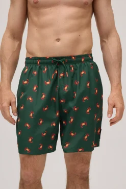 Bañador largo ligero estampado seafood