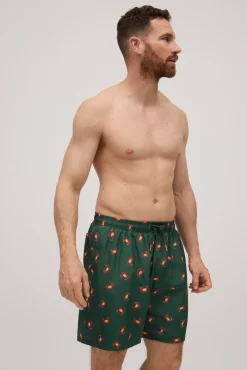 Bañador largo ligero estampado seafood