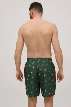 Bañador largo ligero estampado seafood