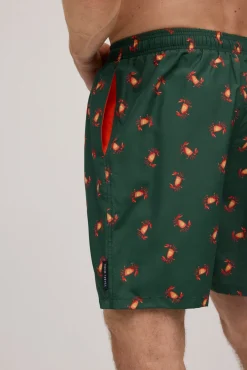 Bañador largo ligero estampado seafood