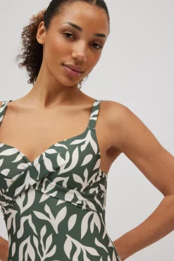 Bañador moldeador con aro con brillo