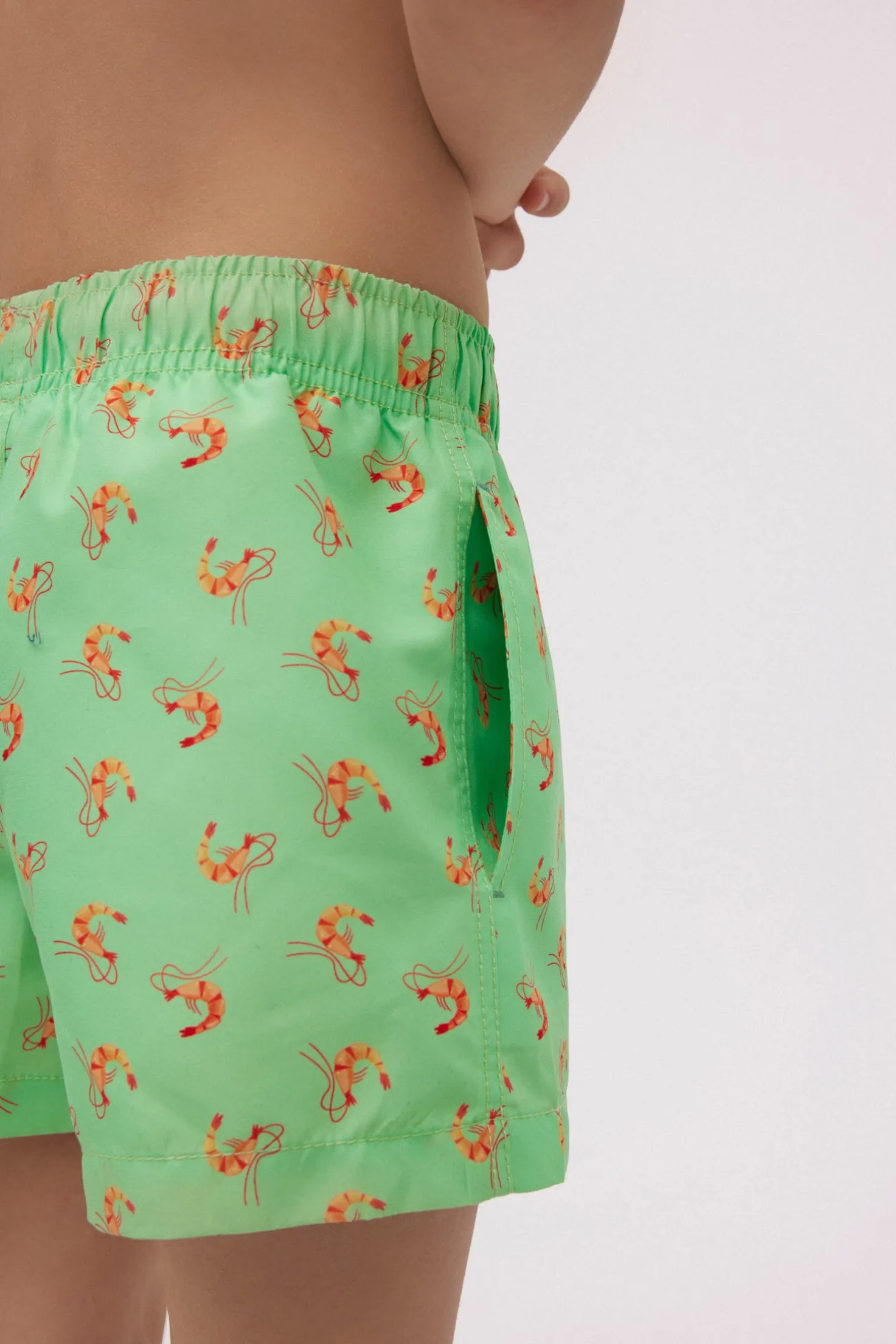 Bañador niño corto estampado seafood