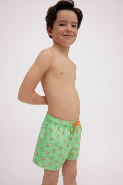 Bañador niño corto estampado seafood