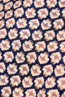 Bañador reductor bandeau estampado con brillo