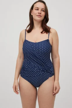 Bañador reductor pecho y abdomen lunares copa C