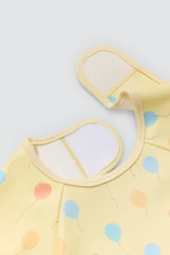 Babero bebé manga larga estampado Hello world