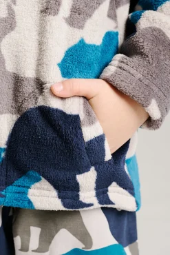 Bata infantil 2-8 años chaqueta estampado osos | MUYDEMI