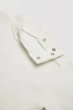 Body bebé básico cuello alto blanco