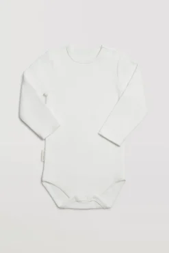 Body bebé básico manga larga blanco