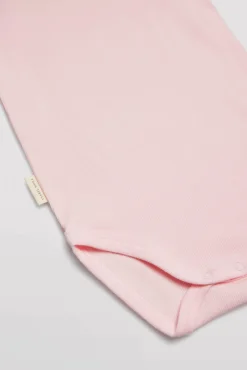 Body bebé básico tirantes anchos rosa