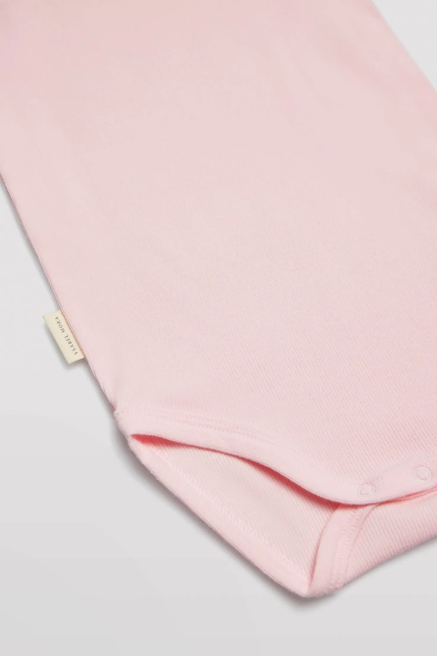 Body bebé básico tirantes anchos rosa