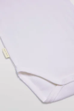 Body bebé básico tirantes anchos blanco
