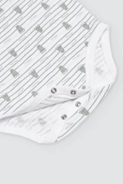 Body bebé tirantes anchos Crocodino