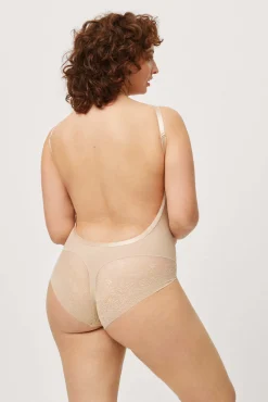 Body reductor con aro espalda abierta nude