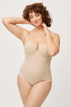 Body reductor con aro espalda abierta nude