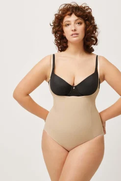 Body-up reductor con encaje nude