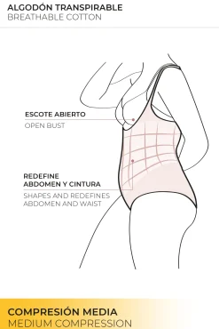 Body-up reductor de algodón nude