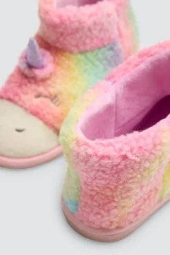 Botas de casa infantil unicornio detalles 3D