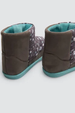 Botas de casa infantiles estampado fantasmas