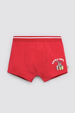 Boxer infantil estampado navideño