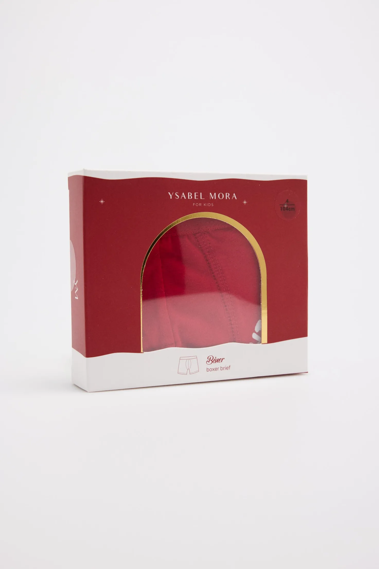 Boxer infantil estampado navideño