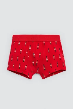 Boxer juvenil estampado navideño