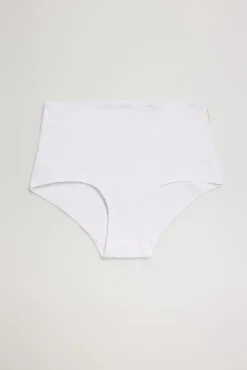 Braga alta algodón orgánico blanca