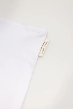 Braga alta algodón orgánico blanca