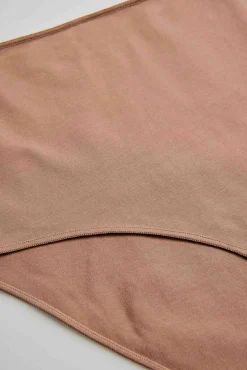 Braga alta algodón visón