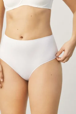 Braga alta básica algodón blanco
