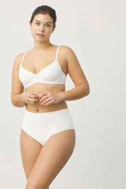 Braga alta básica algodón blanco