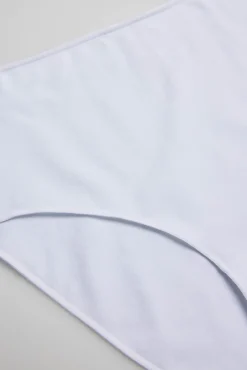 Braga alta básica algodón blanco