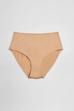 Braga alta básica algodón nude