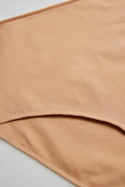 Braga alta básica algodón nude