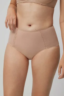 Braga alta lencera nude