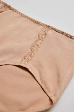 Braga alta lencera nude