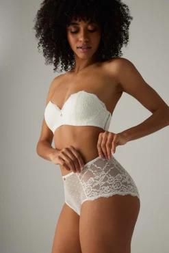 Braga alta maxi lencera marfil