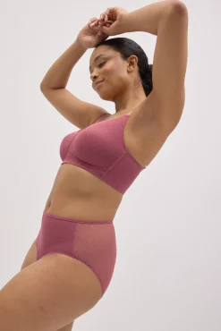 Braga alta plumeti rosa